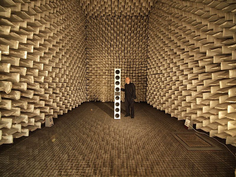 Speakers, Microphones, Anechoic Chambers + Acoustic Resolution